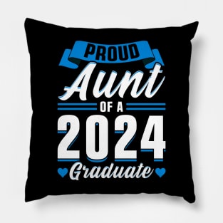 Proud Aunt of a 2024 Graduate Pillow