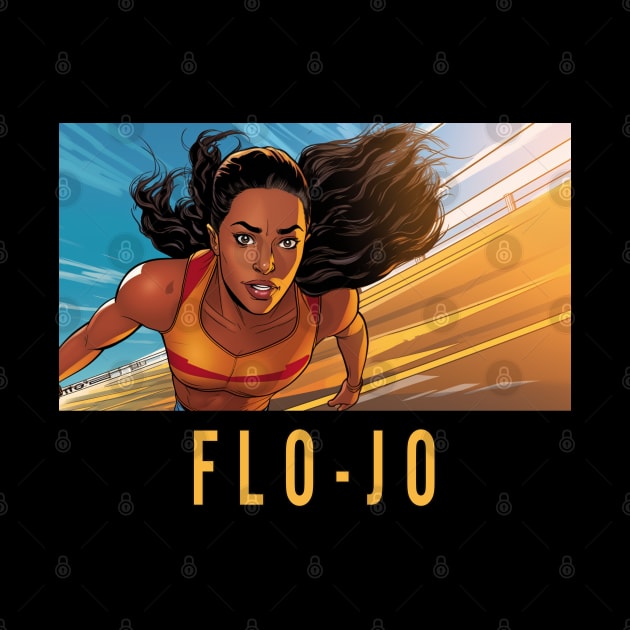 Flo-Jo, Florence Griffith Joyner by UrbanLifeApparel