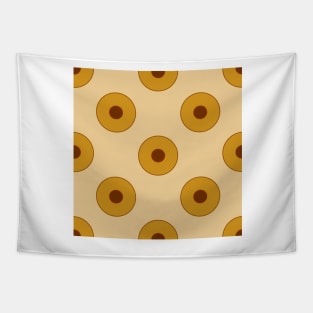 Beige vintage duplo dots Tapestry