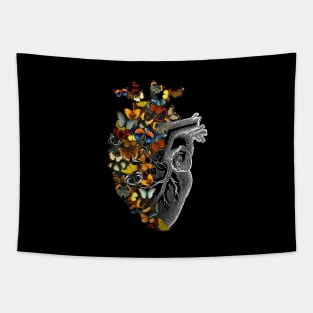 Butterfly Vintage Heart Spring by Tobe Fonseca Tapestry