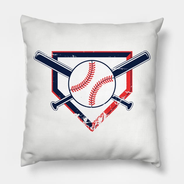 Vintage Baseball Pillow by GetSLACK