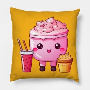 kawaii Ice cream  T-Shirt cute Candy food gilrl Pillow