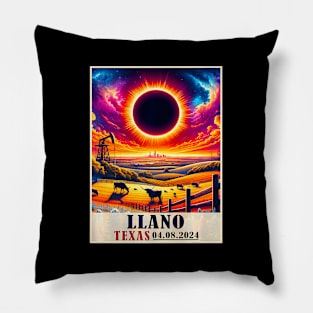 Llano Texas Total Solar Eclipse 2024 Totatily Pillow