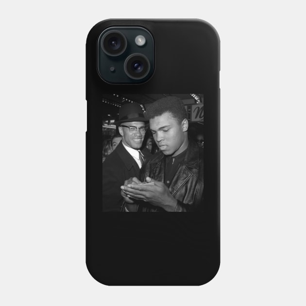 malcolm x muhammad ali Phone Case by DulurPancing Arts