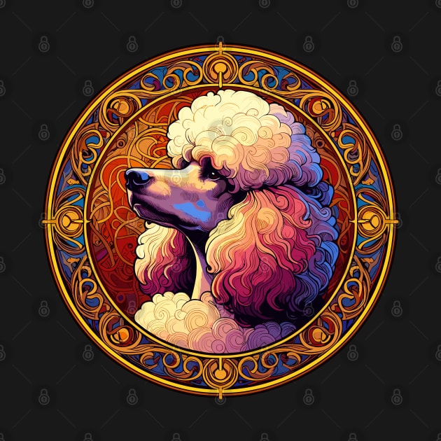 Art Deco Standard Poodle - Cool Poodle Art by RCDBerlin