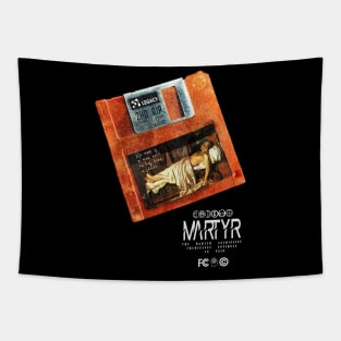 Vintage Floppy Disk Martyr Tapestry