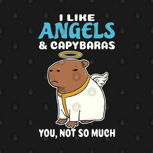 I Like Angels and Capybaras you not so much cartoon by capydays