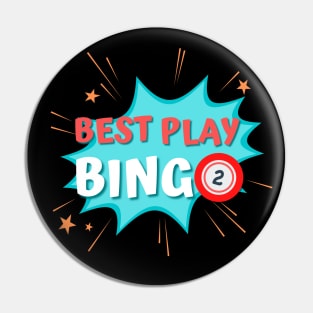 Best Play Bingo Pin