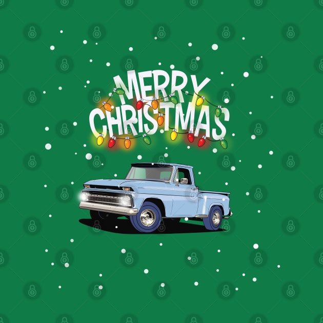 Chevrolet C10 Pickup Christmas Sweater by Webazoot