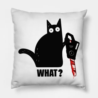 Spooky Lockdown Cat 2 Pillow