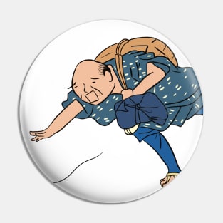 Travel x Trouble Japanese Ukiyoe Traveller Pin