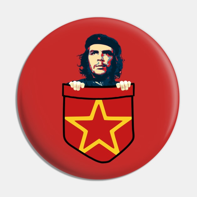Che Guevara Socialism Chest Pocket Pin by Nerd_art