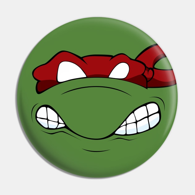 Mutant Turtle Face Pin by Hanzo
