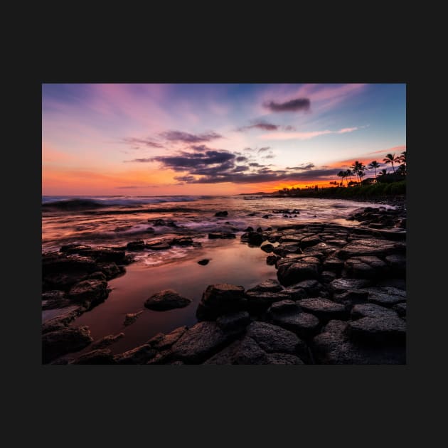 Kauai Ocean Sunset by JeffreySchwartz