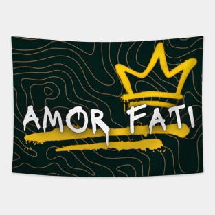 Amor Fati Crown Tapestry