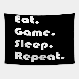 Eat Game Sleep Repeat Tapestry