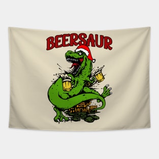 Beersaur (Christmas edition) Tapestry