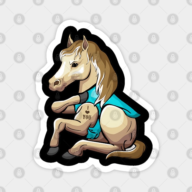 Horse Magnet by designathome