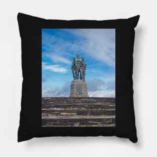 Commando Memorial in Spean Bridge Scotland Pillow