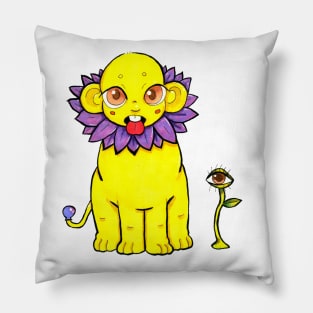 Creature & Eye plant Pillow