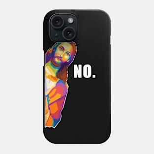 Jesus Meme NO Pop Art Phone Case