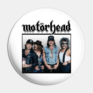 Motorhead Black White Black Pin