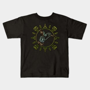 Mayan Hummingbird Kids T-Shirts for Sale
