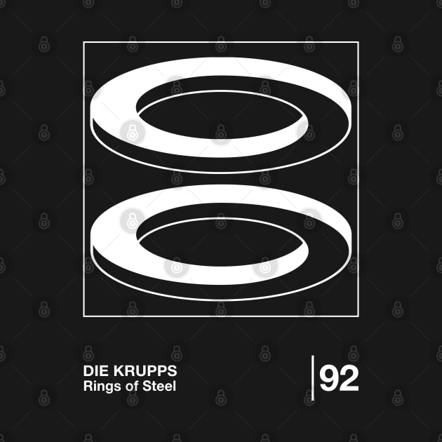 Die Krupps / Minimalist Graphic Fan Artwork Design by saudade