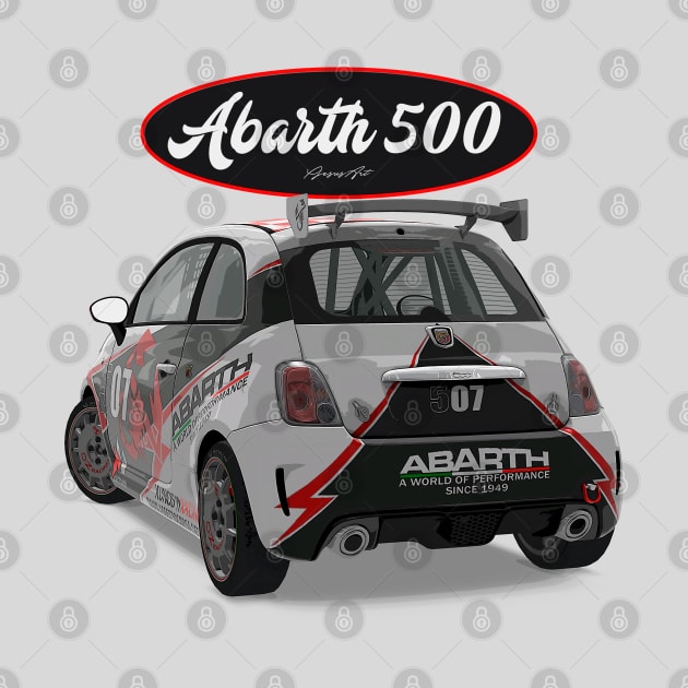 ABARTH 500 507 Back by PjesusArt