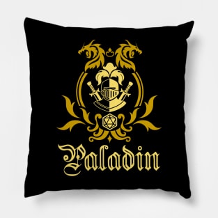 D&D Paladin Simple Class Emblem Pillow