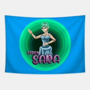 Sara the Animatronic Fairy LOGO Tapestry