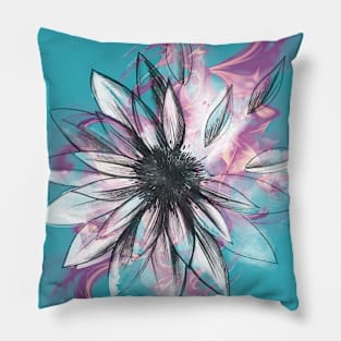 Flower Taken by the Breeze Pillow