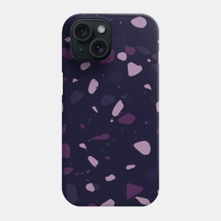 Midnight Terrazzo Design Phone Case