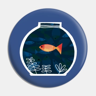 Lonely Goldfish Pin