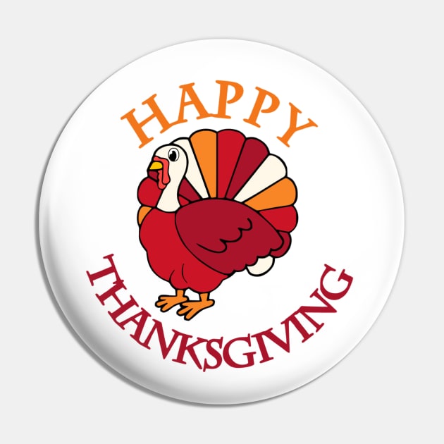 Happy Thanksgiving Pin by Glenn Landas Digital Art