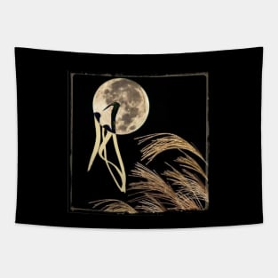 HARVEST MOON BLACK Tapestry