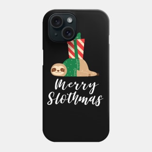 Cute Sloth - Merry Slothmas - Christmas Pajama Phone Case