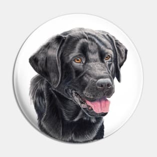 Labrador retriever - black Pin