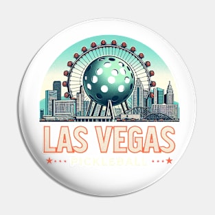 Las Vegas Pickleball Design with High Roller Pin