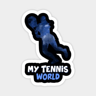 Tennis World Woman Magnet