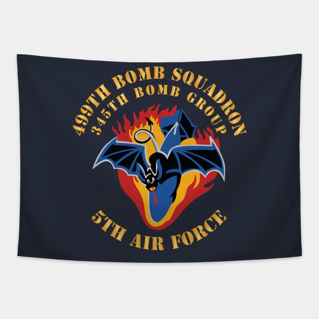 5th AF - 345th BG - 499th Bomb Squadron X 300 Tapestry by twix123844