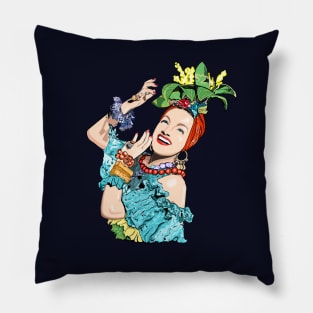 Carmen Miranda in Technicolor Pillow