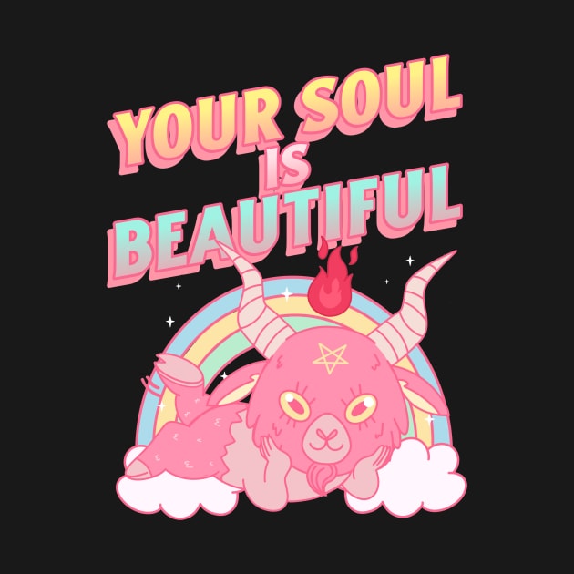 Your soul is beautiful, baby Baphomet by MikeysTeeShop