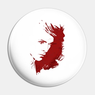 silhouette ziggy stardust Pin