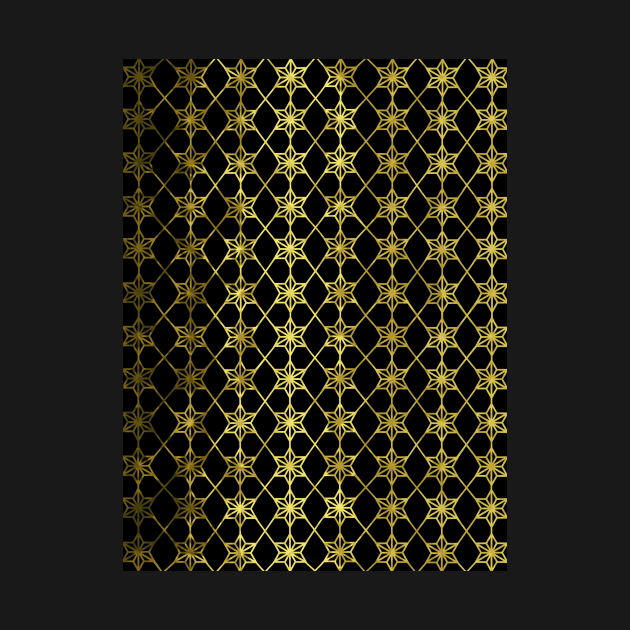 Gold Star Pattern by SartorisArt1