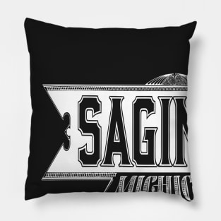 Vintage Saginaw, MI Pillow