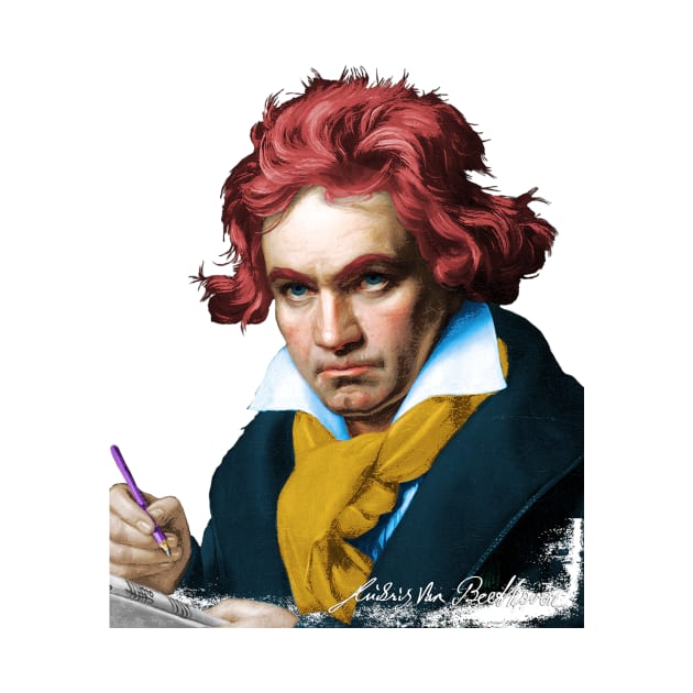 Ludwig van Beethoven Mothers Day by RandomArtHouse