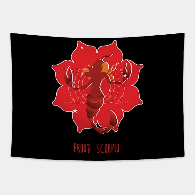 Proud Scorpio Tapestry by emma17