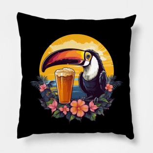 Toucan with Beer Pillow