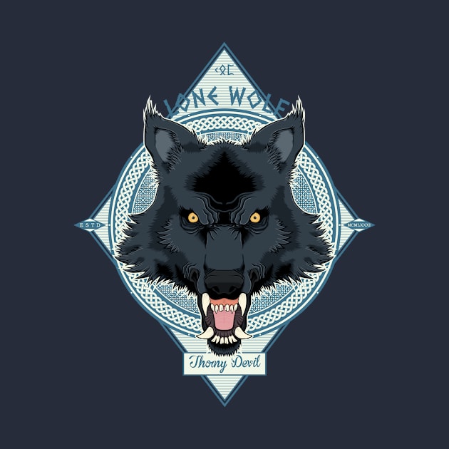 Lone Wolf by Thorny Devil Design